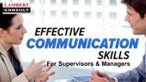 Effective Communication Skills For Supervisors & Managers
