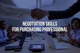 Negotiation Skills For Purchasing Professional